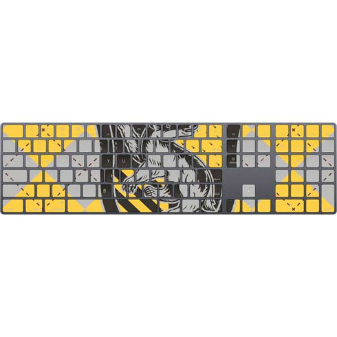 Wizarding World Harry Potter Hufflepuff Crest Magic Keyboard with Numeric Keypad Skin
