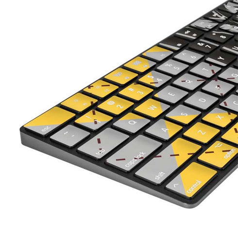 Wizarding World Harry Potter Hufflepuff Crest Magic Keyboard with Numeric Keypad Skin