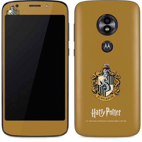 Wizarding World Harry Potter Hufflepuff House Crest Moto E5 Play Skin