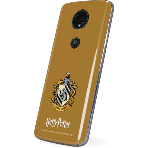 Wizarding World Harry Potter Hufflepuff House Crest Moto E5 Plus Skin