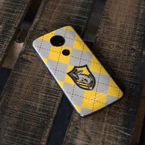 Wizarding World Harry Potter Hufflepuff Crest Moto E5 Plus Skin