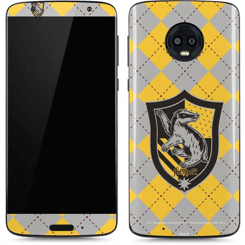 Wizarding World Harry Potter Hufflepuff Crest Moto G6 Skin