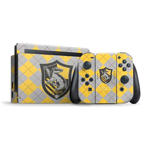 Wizarding World Harry Potter Hufflepuff Crest Nintendo Switch Bundle Skin