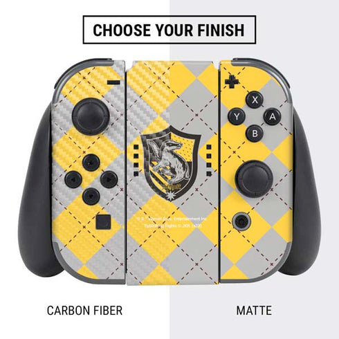 Wizarding World Harry Potter Hufflepuff Crest Nintendo Switch Bundle Skin