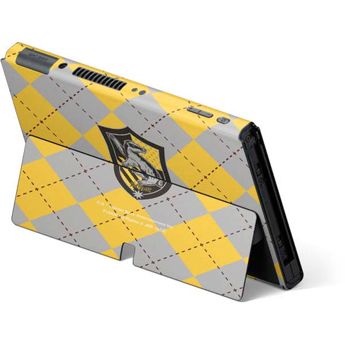 Wizarding World Harry Potter Hufflepuff Crest Nintendo Switch OLED (2021) Skin
