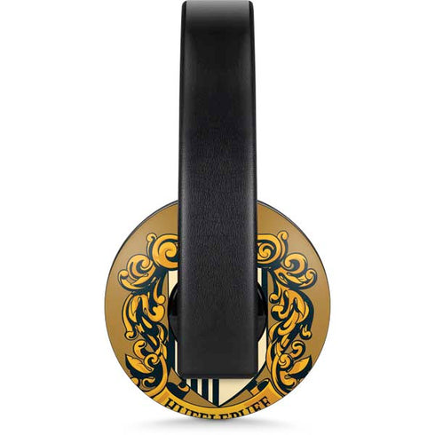 Wizarding World Harry Potter Hufflepuff House Crest PlayStation 4 Gold Wireless Headset Skin