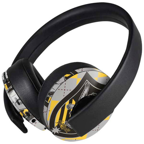 Wizarding World Harry Potter Hufflepuff Crest PlayStation 4 Gold Wireless Headset Skin
