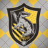 Wizarding World Harry Potter Hufflepuff Crest PlayStation 4 Gold Wireless Headset Skin