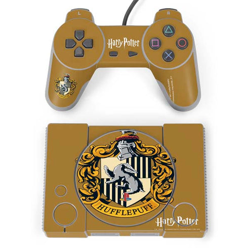 Wizarding World Harry Potter Hufflepuff House Crest PlayStation Classic Bundle Skin
