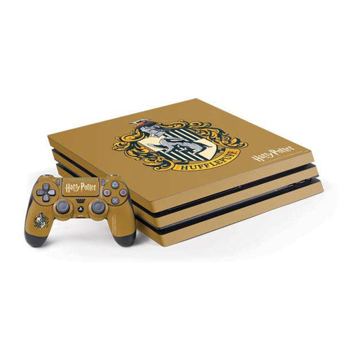 Wizarding World Harry Potter Hufflepuff House Crest PS4 Pro Bundle Skin