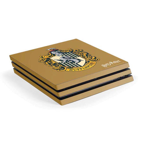 Wizarding World Harry Potter Hufflepuff House Crest PS4 Pro Console Skin