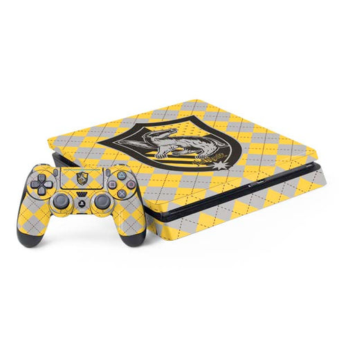Wizarding World Harry Potter Hufflepuff Crest PS4 Slim Bundle Skin