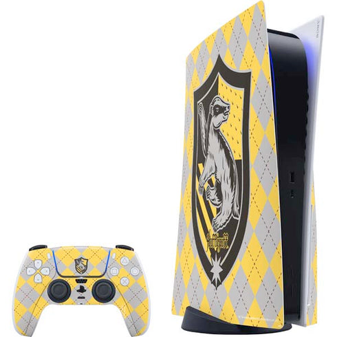 Wizarding World Harry Potter Hufflepuff Crest PS5 Bundle Skin
