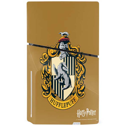 Wizarding World Harry Potter Hufflepuff House Crest PS5 Slim Disk Console Skin