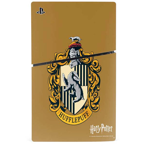 Wizarding World Harry Potter Hufflepuff House Crest PS5 Slim Digital Edition Bundle Skin