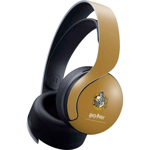 Wizarding World Harry Potter Hufflepuff House Crest PULSE 3D Wireless Headset for PS5 Skin