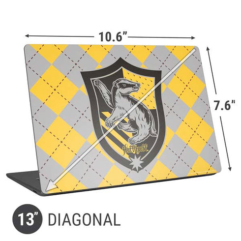 Wizarding World Harry Potter Hufflepuff Crest Universal Laptop 13in (10.6 x 7.6in) Skin