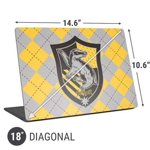 Wizarding World Harry Potter Hufflepuff Crest Universal Laptop 18in (14.6 x 10.6in) Skin