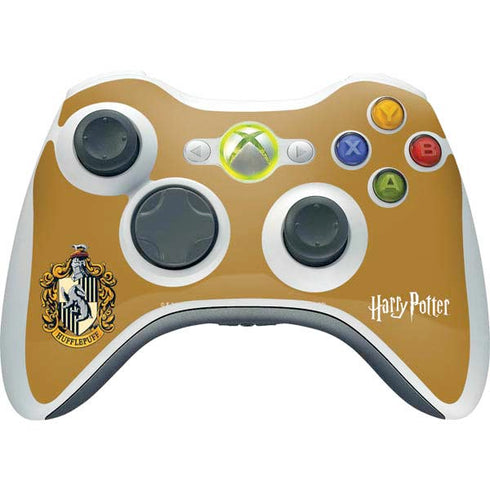 Wizarding World Harry Potter Hufflepuff House Crest Xbox 360 Wireless Controller Skin