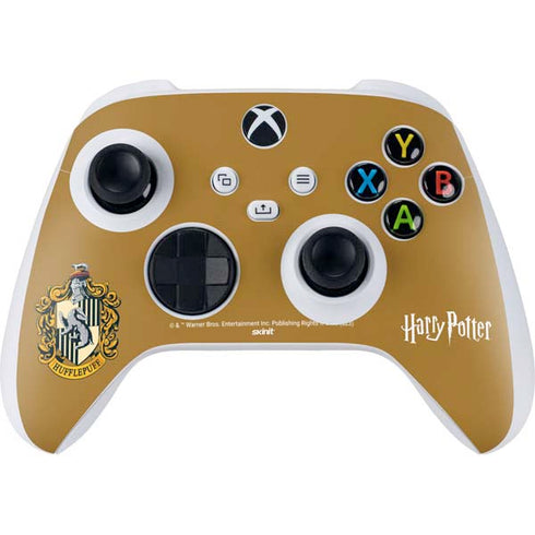 Wizarding World Harry Potter Hufflepuff House Crest Xbox Series S Controller Skin