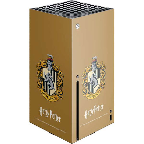 Wizarding World Harry Potter Hufflepuff House Crest Xbox Series X Console Skin