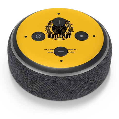 Wizarding Worlds Harry Potter Hufflepuff Illustration Amazon Echo Dot Skin