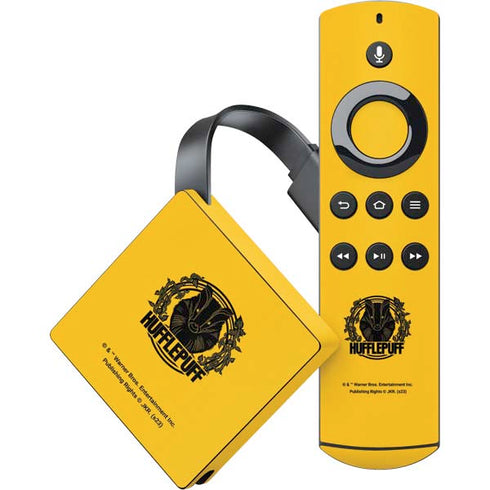Wizarding Worlds Harry Potter Hufflepuff Illustration Amazon Fire TV Skin