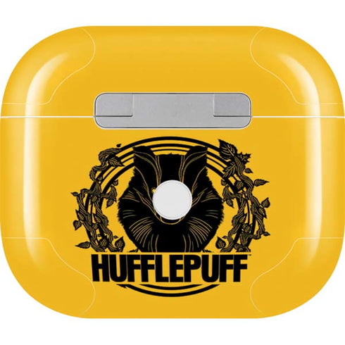 Wizarding Worlds Harry Potter Hufflepuff Illustration Apple AirPods (3rd Gen 2021) Skin