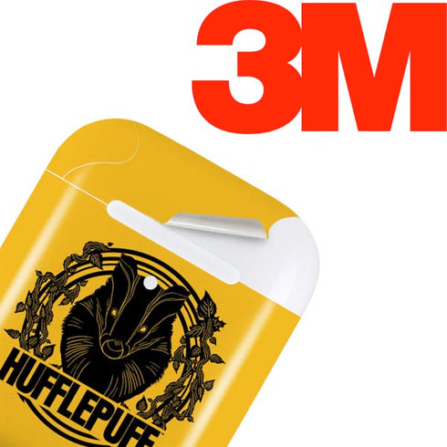 Wizarding Worlds Harry Potter Hufflepuff Illustration Apple AirPods Skin