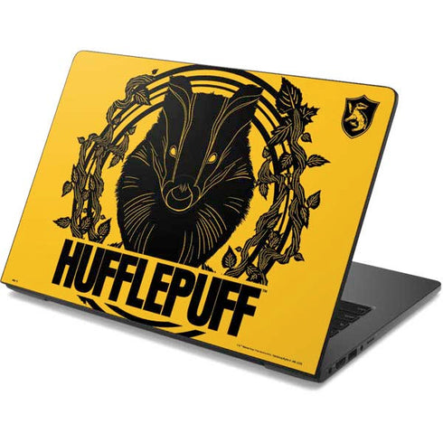 Wizarding Worlds Harry Potter Hufflepuff Illustration Dell Chromebook Skin