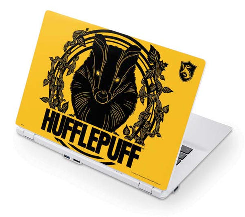 Wizarding Worlds Harry Potter Hufflepuff Illustration Acer Chromebook Skin