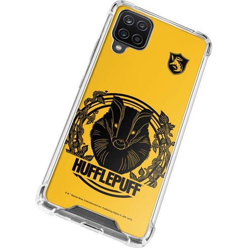 Wizarding Worlds Harry Potter Hufflepuff Illustration Galaxy A12 Clear Case