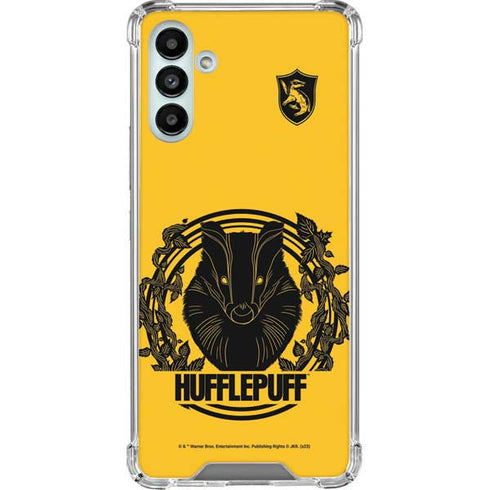 Wizarding Worlds Harry Potter Hufflepuff Illustration Galaxy A13 5G Clear Case