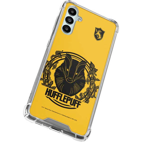 Wizarding Worlds Harry Potter Hufflepuff Illustration Galaxy A14 5G Clear Case