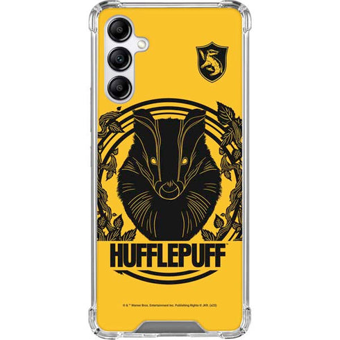 Wizarding Worlds Harry Potter Hufflepuff Illustration Galaxy A15 5G Clear Case