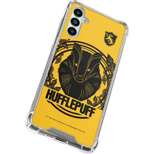 Wizarding Worlds Harry Potter Hufflepuff Illustration Galaxy A15 5G Clear Case