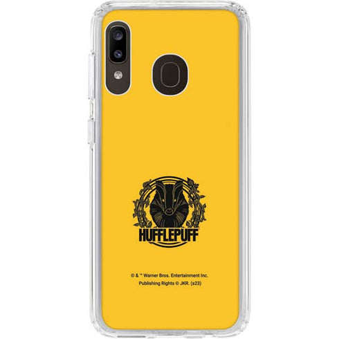 Wizarding Worlds Harry Potter Hufflepuff Illustration Galaxy A20 Clear Case