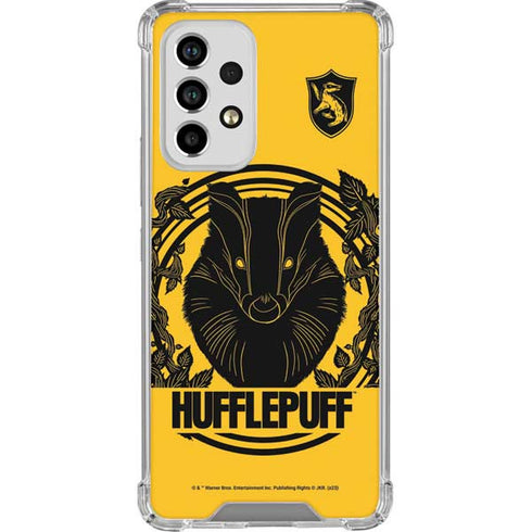 Wizarding Worlds Harry Potter Hufflepuff Illustration Galaxy A33 5G Clear Case