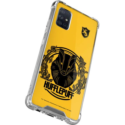 Wizarding Worlds Harry Potter Hufflepuff Illustration Galaxy A51 5G Clear Case