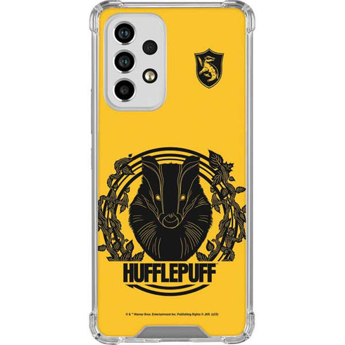 Wizarding Worlds Harry Potter Hufflepuff Illustration Galaxy A53 5G Clear Case