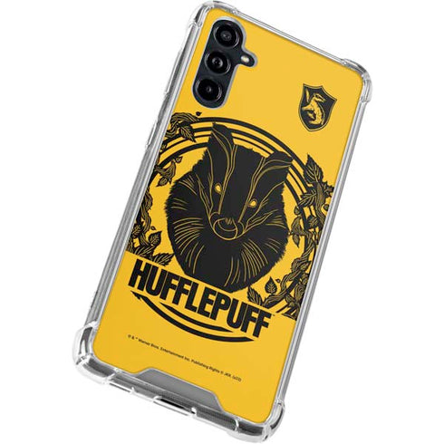 Wizarding Worlds Harry Potter Hufflepuff Illustration Galaxy A54 5G Clear Case