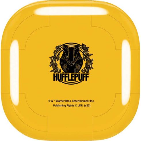 Wizarding Worlds Harry Potter Hufflepuff Illustration Galaxy Buds Live Skin