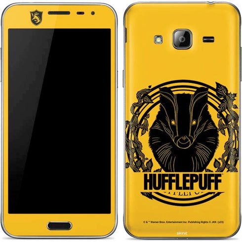 Wizarding Worlds Harry Potter Hufflepuff Illustration Galaxy J3 Skin
