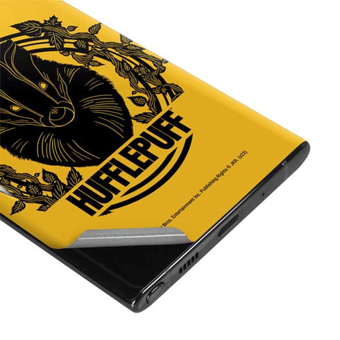 Wizarding Worlds Harry Potter Hufflepuff Illustration Galaxy Note 10 Plus Skin