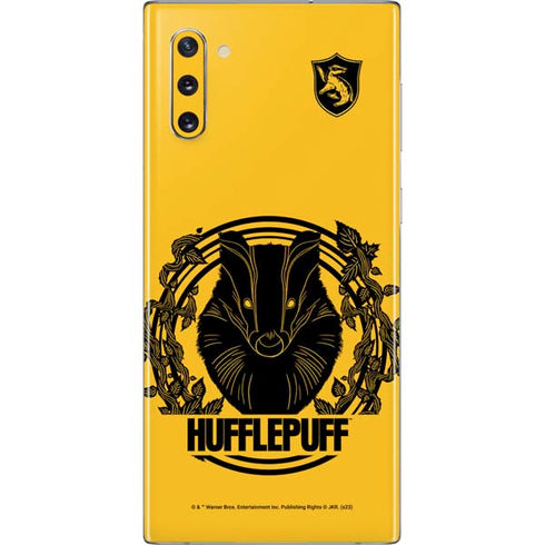 Wizarding Worlds Harry Potter Hufflepuff Illustration Galaxy Note 10 Skin