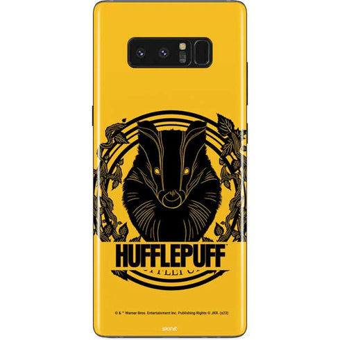 Wizarding Worlds Harry Potter Hufflepuff Illustration Galaxy Note 8 Skin