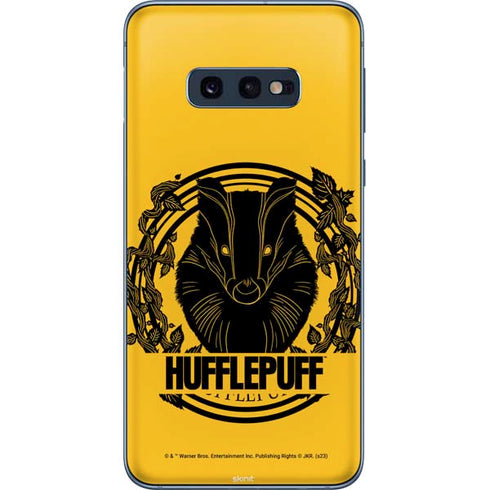 Wizarding Worlds Harry Potter Hufflepuff Illustration Galaxy S10e Skin