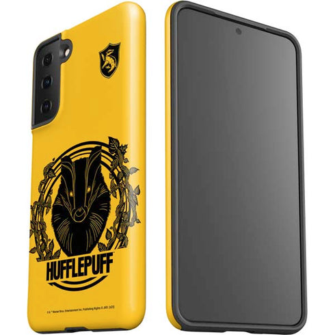 Wizarding Worlds Harry Potter Hufflepuff Illustration Galaxy S21 Plus 5G Pro Case