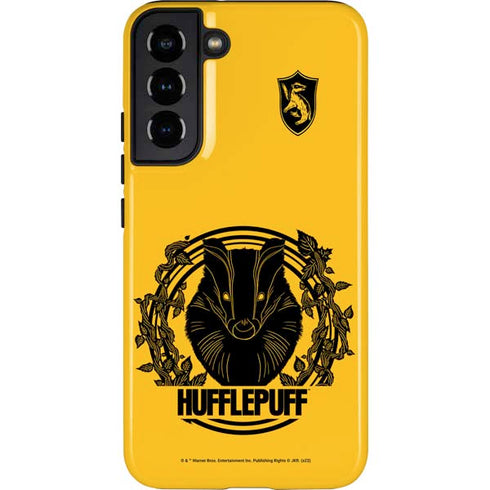 Wizarding Worlds Harry Potter Hufflepuff Illustration Galaxy S22 Plus Pro Case