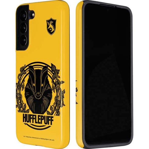 Wizarding Worlds Harry Potter Hufflepuff Illustration Galaxy S22 Plus Pro Case